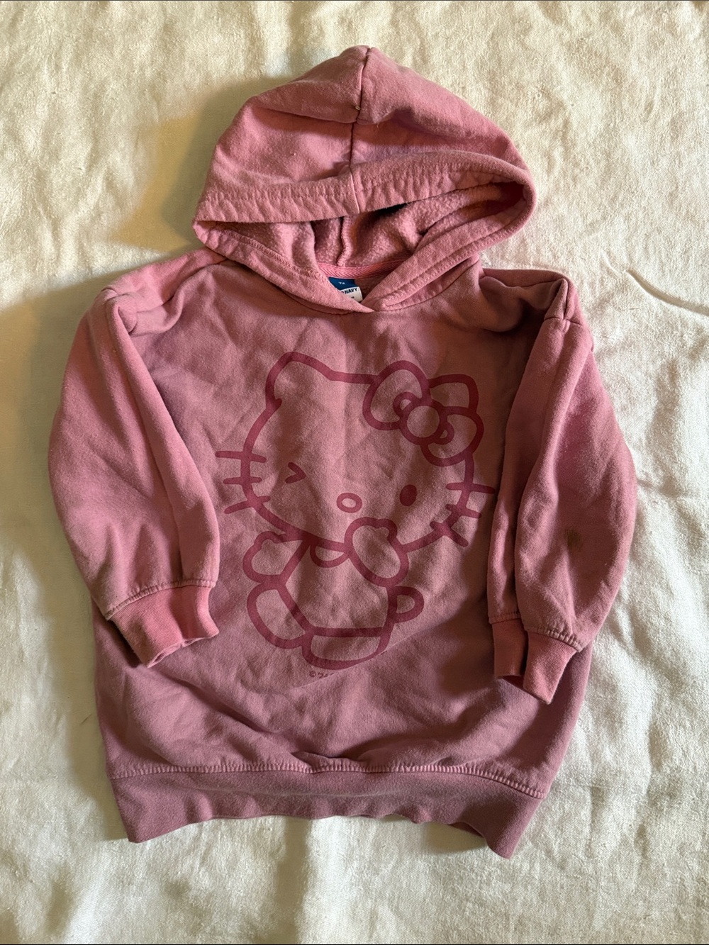 Old Navy Mauve Pink Hello Kitty Hooded Sweatshirt for Kids